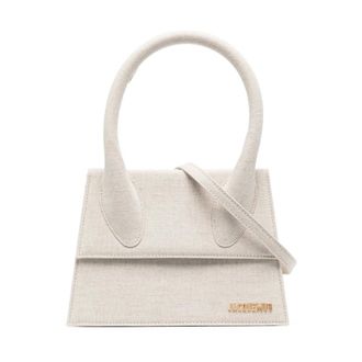 Jacquemus Handbags, female, Beige, ONE SIZE, Le Grand Chiquito Bag