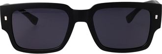 Dsquared2 Icon 0032 Zonnebril - Heren - Zonnebrillen - Zwart - 53 MM - Accessoires