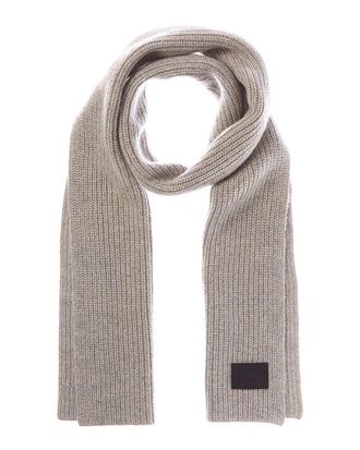Vince Shaker Stitch Wool & Cashmere-Blend Scarf