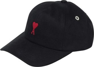 Ami De Coeur Logo Baseball Cap - Heren - Petten - Zwart - ONE Size - Accessoires