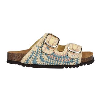 Scholl Noelle Slide - Dames - Schoenen - Beige - Maat: 36 EU Su&egrave;de