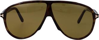 Tom Ford Vladimir Zonnebril - Heren - Accessoires - Bruin - Maat: 65 MM