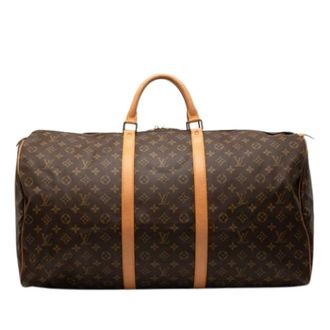 Louis Vuitton Pre-owned Weekend Bags, female, Brown, Size: ONE SIZE Pre-owned Keepall 60