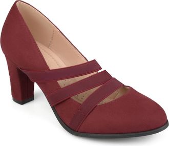 Journee Collection Women & apos;s Comfort Loren Medium and Wide Width Pumps