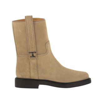 Tod's Tods, Ankle Boots, male, Beige, Size: 4 1/2 US T Timeless Suede Ankle Boot