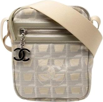 Chanel Pre-owned Cross Body Bags, female, Multicolor, Size: ONE SIZE Pre-owned Vintage Nylon Cross Body Bag