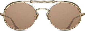 Matsuda Occhiali da sole tondi - Oro