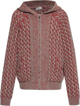 Etro Truien & Vesten, Heren, Rood, M, Capuchonvest