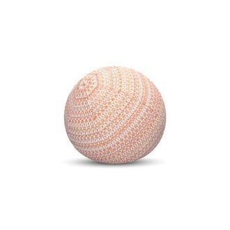 Elaine Smith Kaleidoscope Chenille Micro Check Indoor & Outdoor Woven Accent Orb Pillow in Clay at Nordstrom, Size 12X12