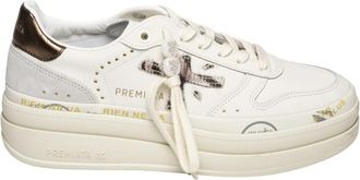 Premiata Micol 7035 - Dames - Schoenen - Wit - Maat: 39 EU Leer