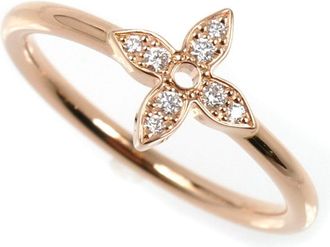 Louis Vuitton Pink Gold (18K) Band Ring (Pre-Owned)