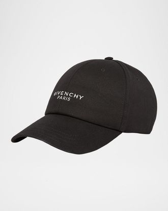 Givenchy Men & apos;s Six-Panel Cotton Embroidered Logo Baseball Cap
