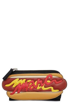 Marc Jacobs Hot Dog Top Zip Wallet in Black Multi at Nordstrom