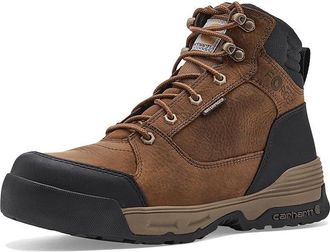 Carhartt Work in Progress Force Hd 6 Waterproof Soft Toe Work Boot Mens Shoes Brown : 10.5 D - Medium, Leather