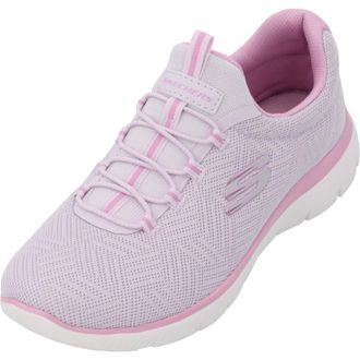 Skechers Womens Summits Artistry Chic Sneaker, Lavender Mesh Trim, 9 UK