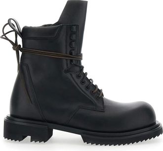 Rick Owens Schoenen, Heren, Zwart, 45 EU, Leer, Gabe Boots