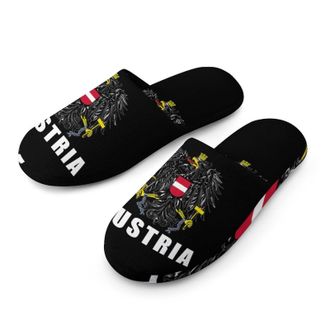 Generic Austria Austrian National Emblem Mens House Slippers Slip Indoor Slipper On Shoes Warm Outdoor