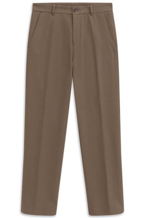 Bugatti Chinohose BUGATTI Cozy Times, Herren, Gr. 32, L&auml;nge 30, beige (40, beige), 68% Polyester, 28% Viskose, 4% Elasthan, unifarben, gerade, unten schmal, H