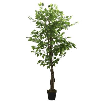 vidaXL &Aacute;rbol Ficus Artificial Con 1260 Hojas Verde 200 Cm Vidaxl