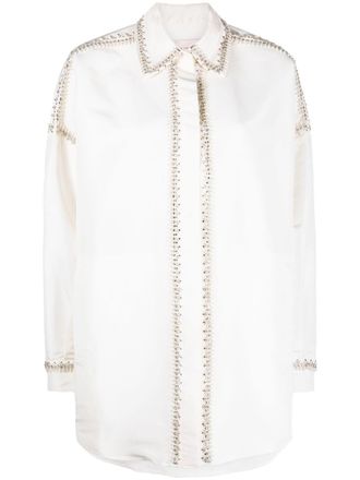 Valentino Garavani Blouse met verfraaide afwerking - Beige