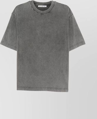 Acne Studios crew neck organic cotton plain top