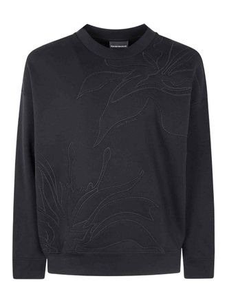 Emporio Armani Embroidered-Design Sweatshirt