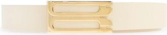 Victoria Beckham Accessoires, Dames, Beige, 70 CM, Leer, Frame Riem