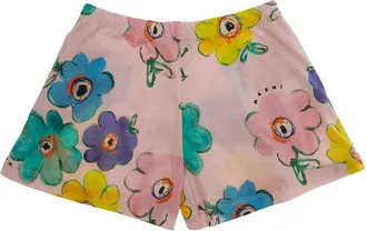 Marni Girls Shorts Multicolour Floral Cotton