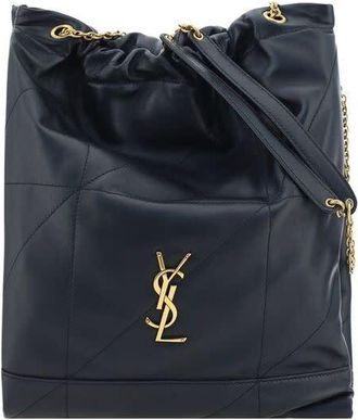 Saint Laurent Pochon Bucket Bag Black
