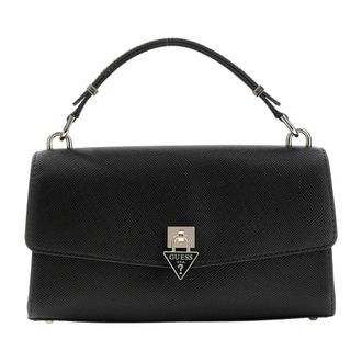Guess Dames, Tassen, Zwart, Maat: ONE Size Leer
