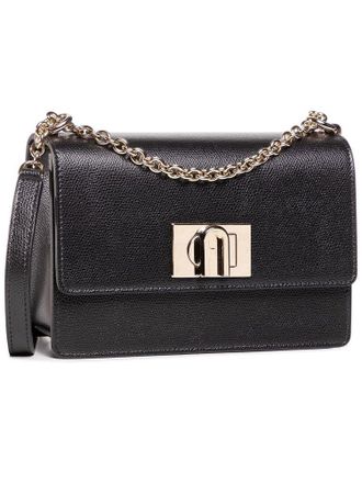 Furla Schoudertas Goud/Bruin Zwart