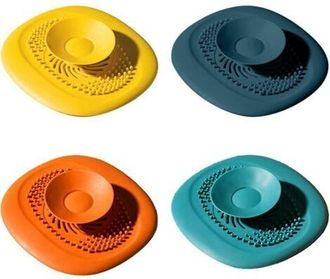 OEM Set Di 4 Tappetini In Schiuma Di Silicone, Universali Per Lavabi Del Bagno, Filtri Protettivi Per Pavimenti, Lavanderia, Cucina E Bagno (4 Colori)