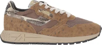 Autry Animal Print Leather Running Sneakers