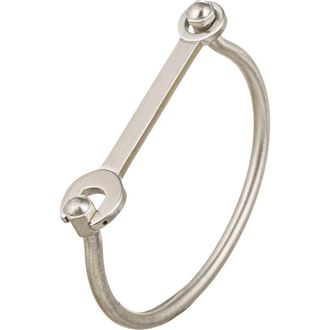 Eye Candy Los Angeles Mens Allan Titanium Cuff Bracelet in Gold at Nordstrom Rack