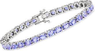 Ross-Simons Tanzanite Tennis Bracelet in Sterling Silver