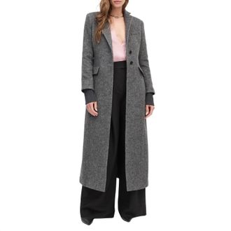 Favorite Daughter The City Coat In Grey Twill