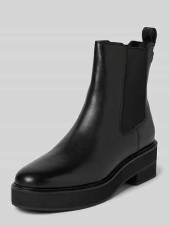 Lauren Ralph Lauren Chelsea Boots aus Leder mit Zugschlaufe Modell ADRIANNA in Black, Gr&ouml;&szlig;e 38