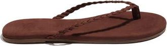 Tkees Lily Braid Flip Flop in Bourbon at Nordstrom, Size 10