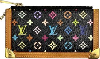 Louis Vuitton Black Pvc Coin Purse/Coin Case (Pre-Owned)