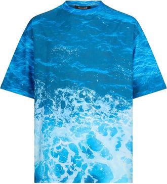 Roberto Cavalli T-shirt in cotone - Blu