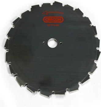 Oregon Scientific Oregon Disco per Decespugliatore con Foro Centrale da 20 mm, Adatto a Tagliare Vegetazione Spessa e Legnosa, Professionale e Resistente, Lama di Tipo
