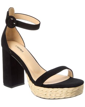 L'agence LAgence Avia Suede Platform Sandal