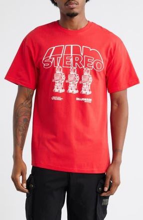Billionaire Boys Club Stereo Cotton Graphic T-Shirt in Red at Nordstrom Rack, Size Xx-Large