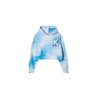 Kickers Dames, Sweatshirts & Hoodies, Blauw, Maat: M