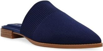 Anne Klein Vassar Mule in Navy Knit at Nordstrom, Size 6.5