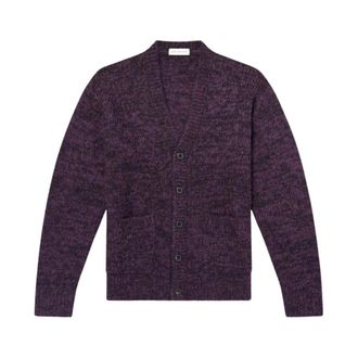Dries Van Noten Mounia Cardigan - Knitwear - Hombre - P&uacute;rpura - XL