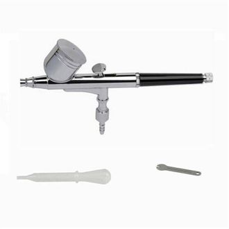 Trade Shop Trade Shop - Aerografo Pistola Aerografica In Acciaio Tratto Fine Ugello 0.3mm Capacita 7 Cc