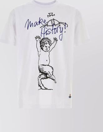 Vivienne Westwood cotton crew neck t-shirt with graphic print