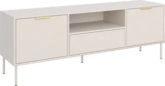 Selsey Selsey Vena - Mueble Tv 2 Puertas Con Caj&oacute;n Y Hueco - Cachemira - 160 Cm