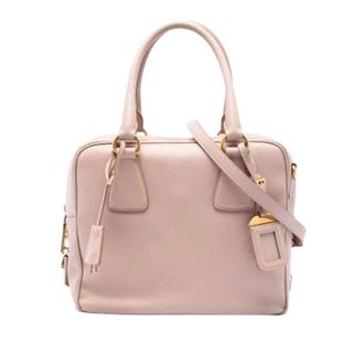 Prada Pre-owned Handbags, female, Pink, Size: ONE SIZE Pre-owned Vintage Satchel